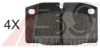 A.B.S. 36145 OE Brake Pad Set, disc brake